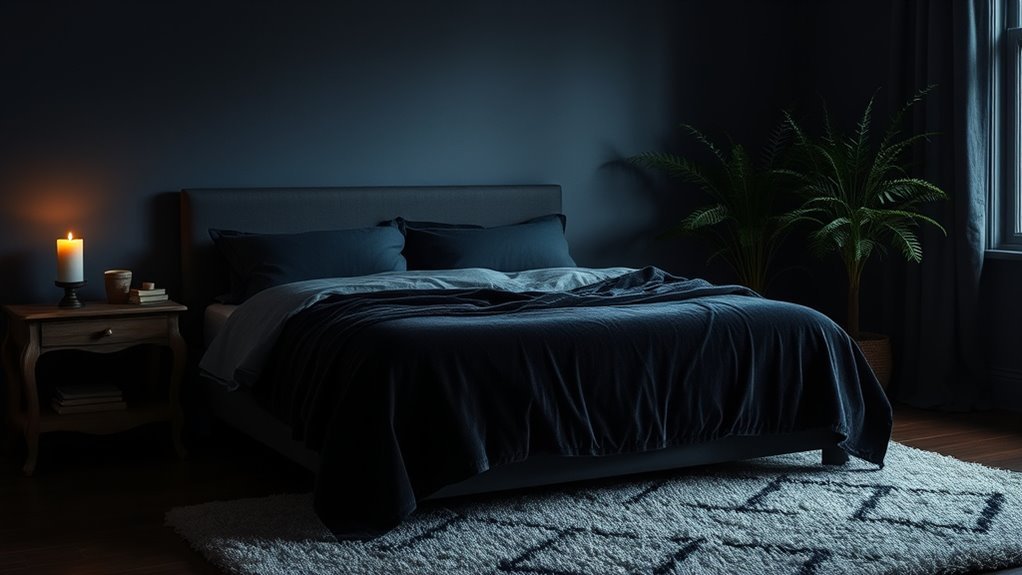 cozy dark bedroom inspiration