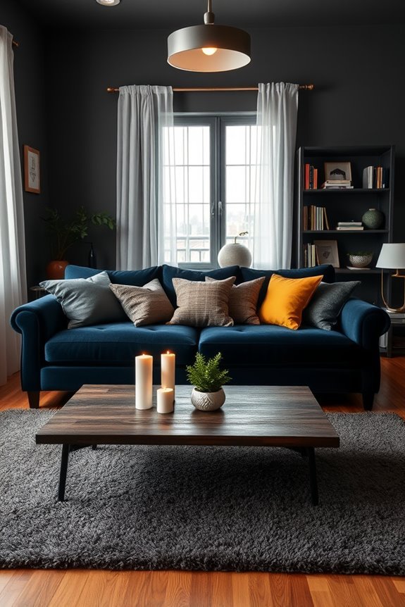 cozy dark color palette