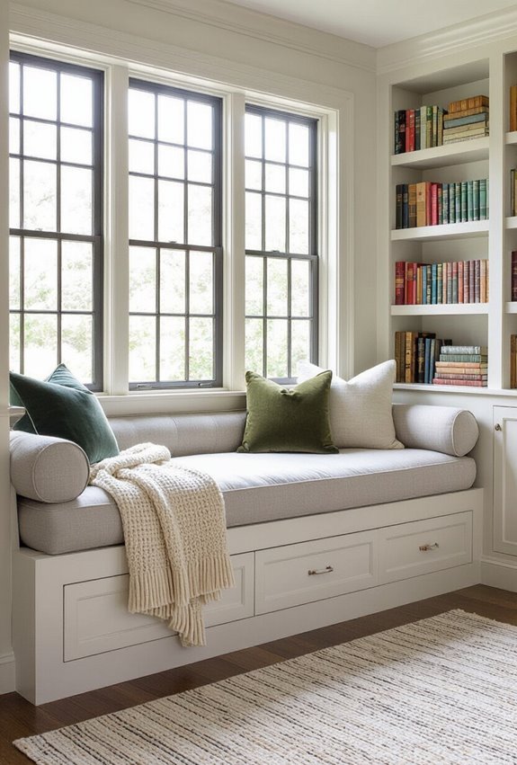 cozy daybed lounging corner
