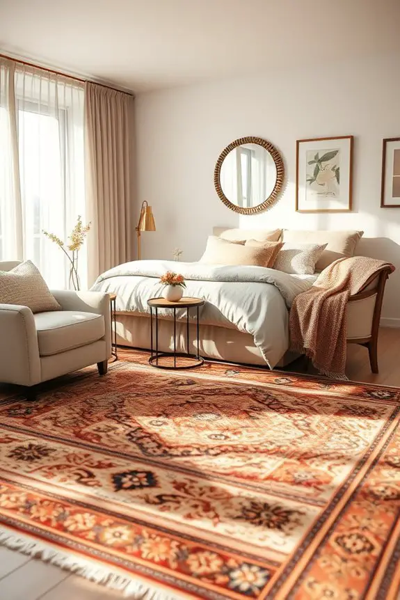 cozy decorative rug selection