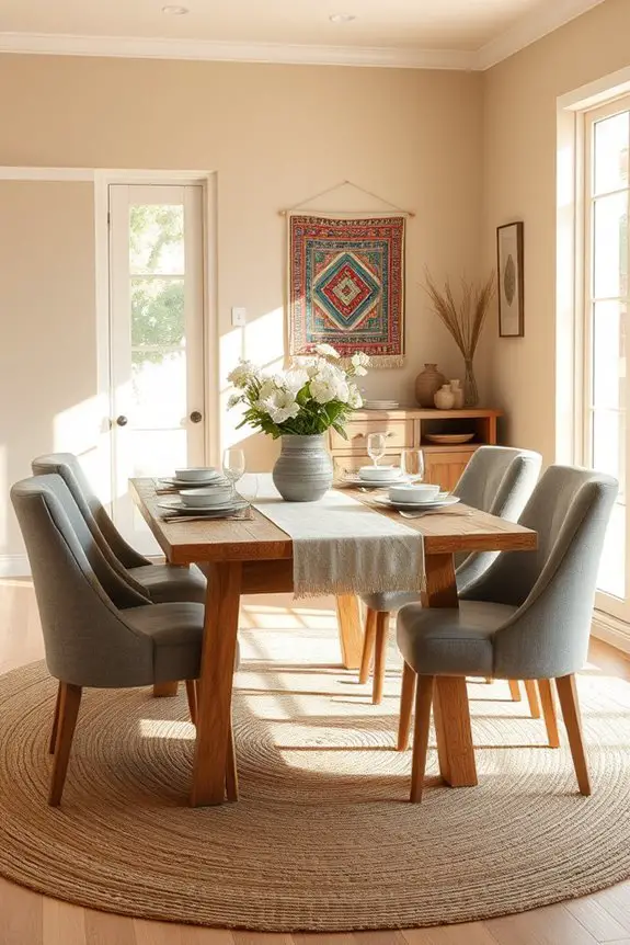 cozy dining atmosphere creation