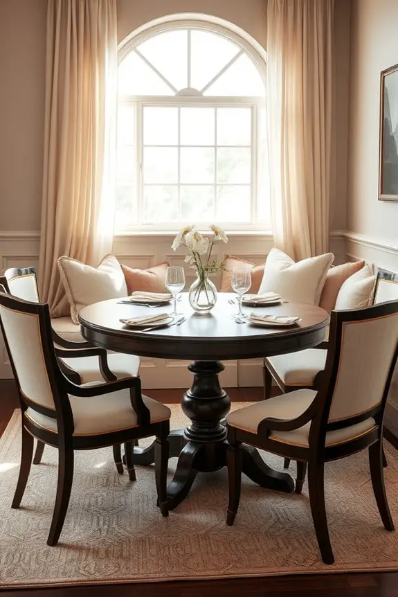 cozy dining nook transformation