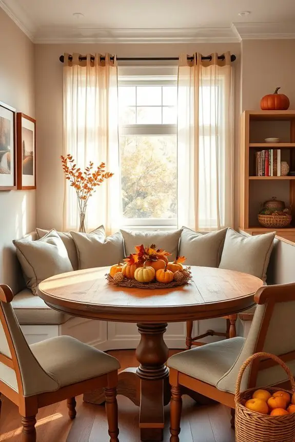 cozy dining nook transformation