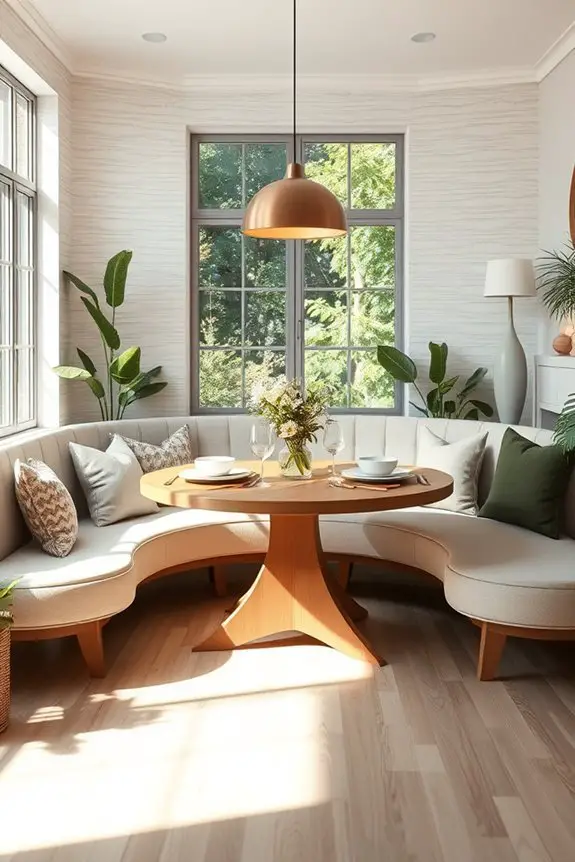 cozy dining room nook