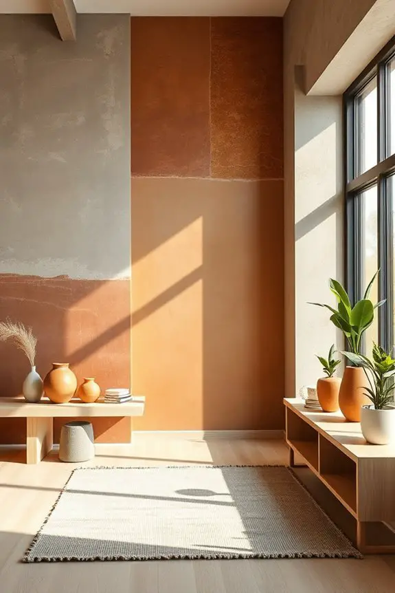 cozy earthy tone ambiance