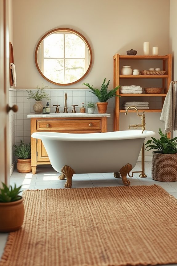 cozy eco friendly bathroom rugs