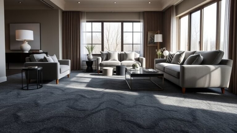 cozy elegant charcoal carpets