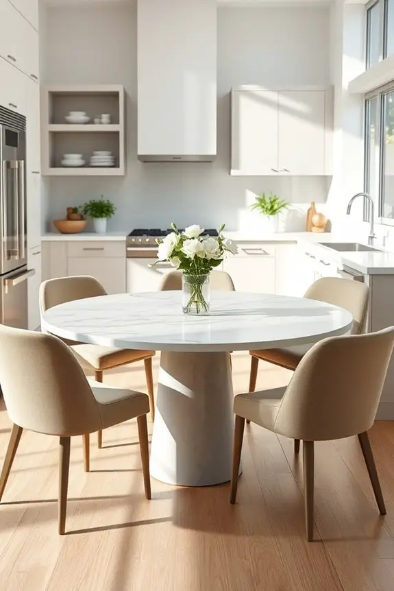 cozy elegant space optimizing dining