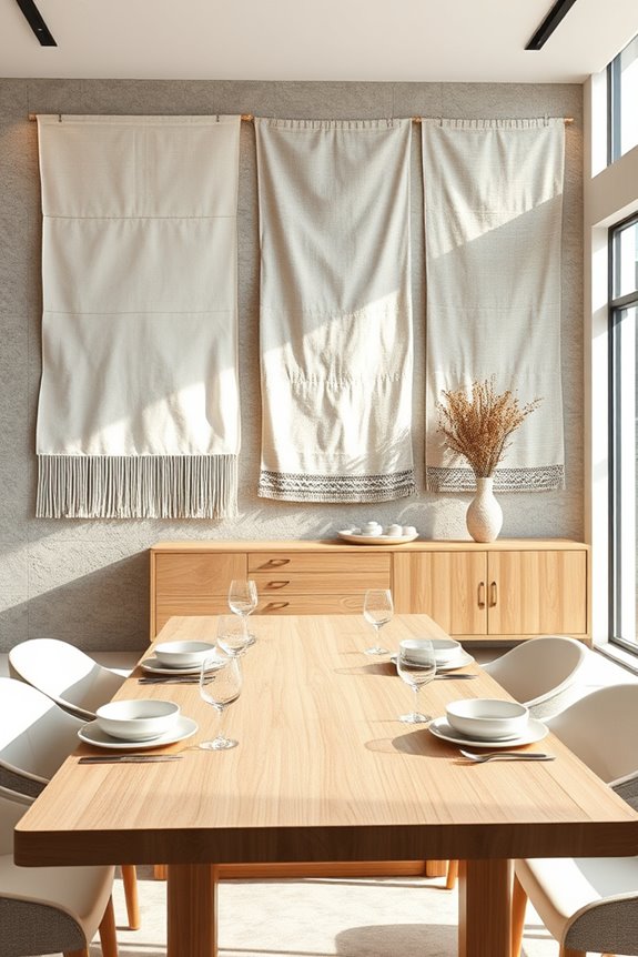 cozy fabric wall hangings