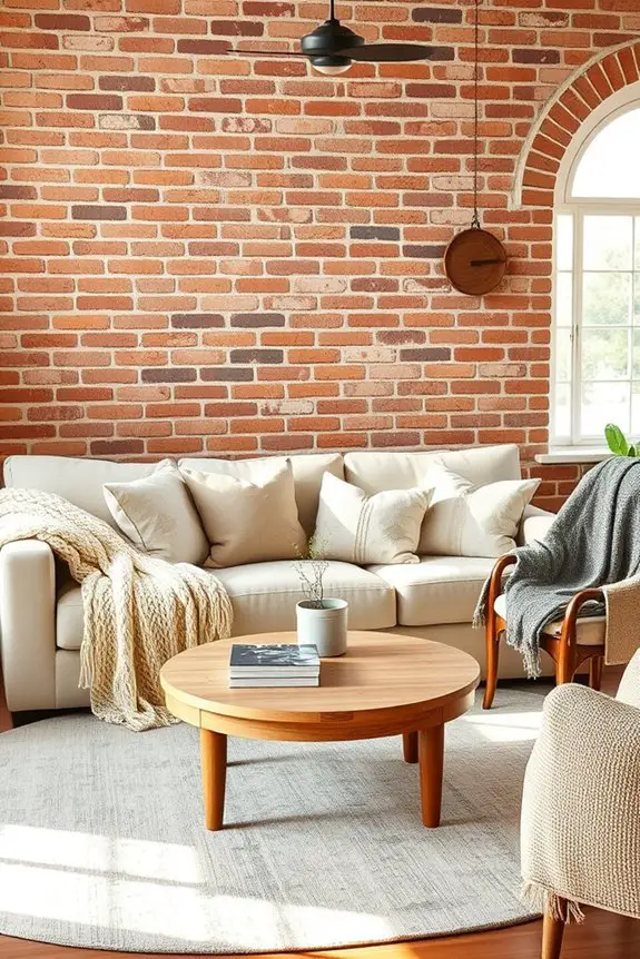 cozy fabrics soften brick