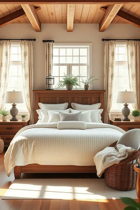 cozy farmhouse curtain selection