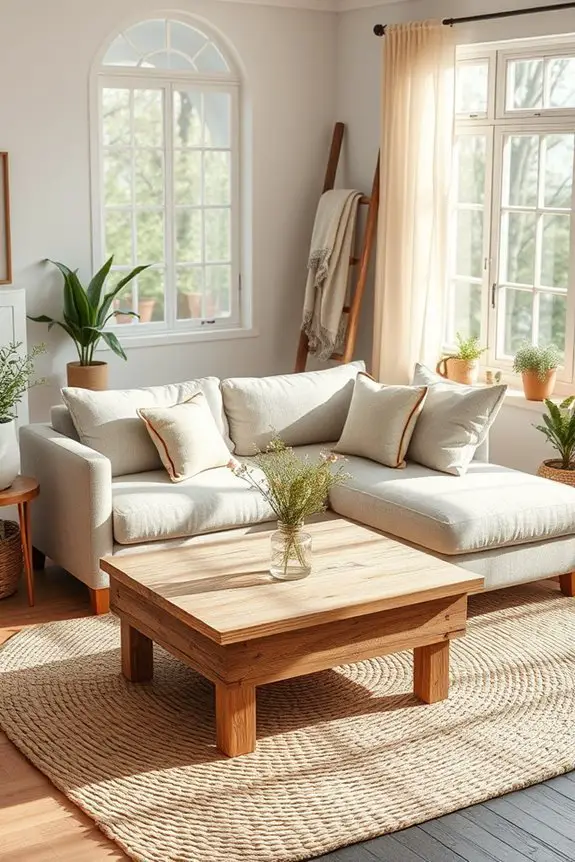 cozy farmhouse living room