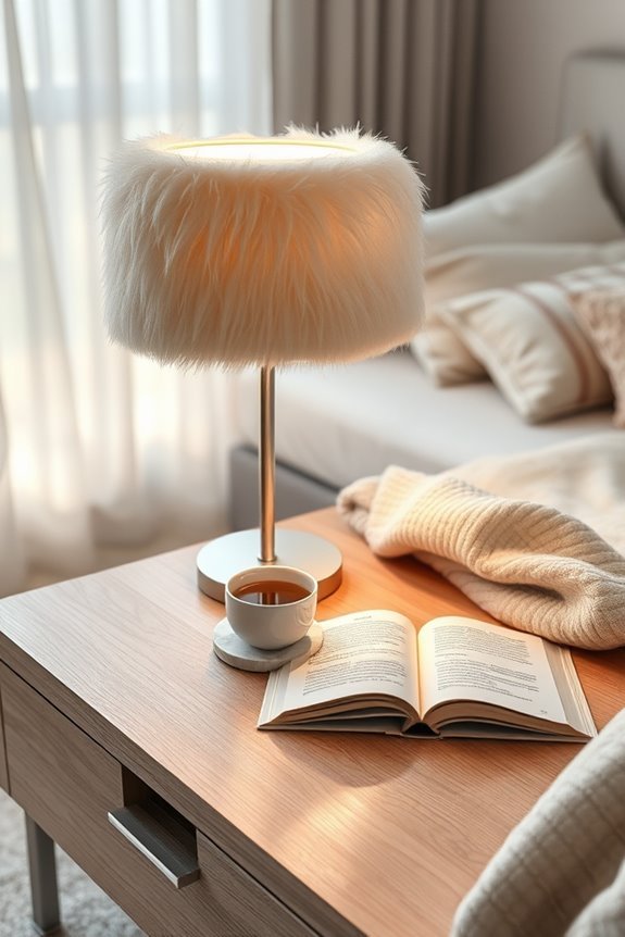cozy faux fur ambiance