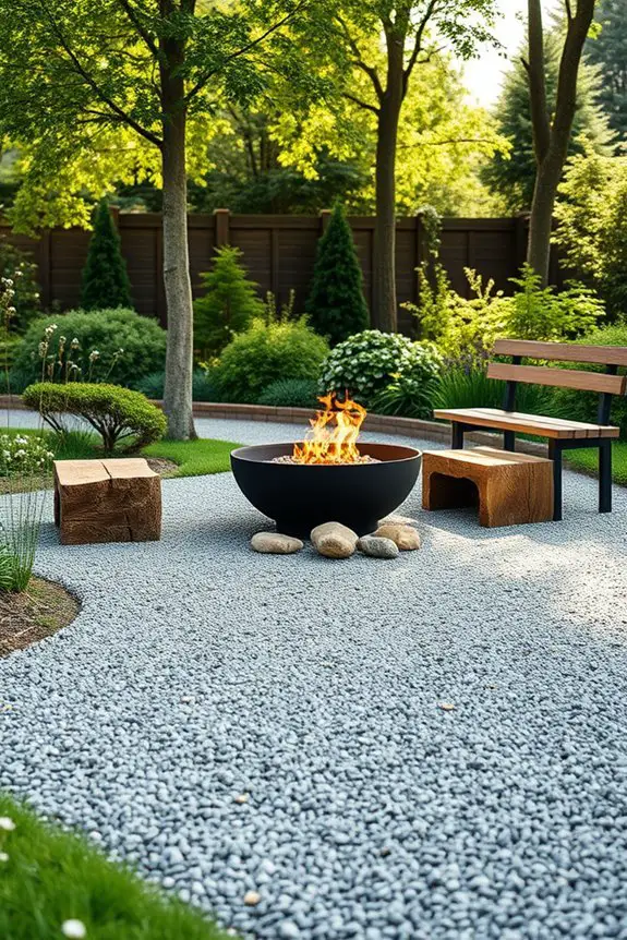 cozy fire pit addition