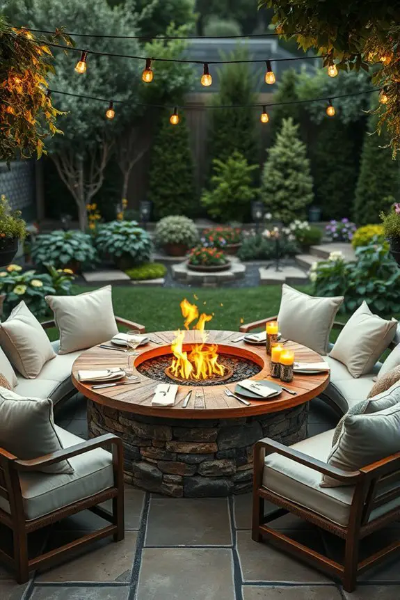 cozy fire pit gatherings