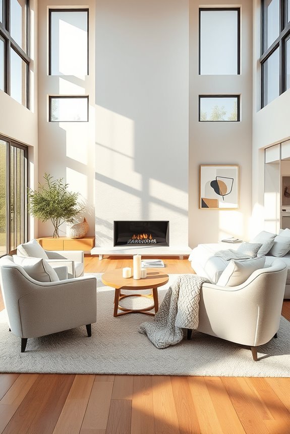 cozy fireplace bedroom retreat
