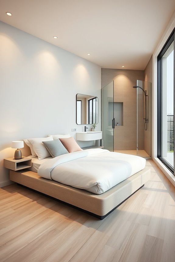 cozy functional recessed lighting