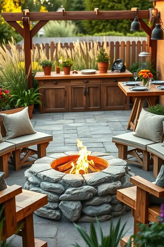 cozy gatherings around fire