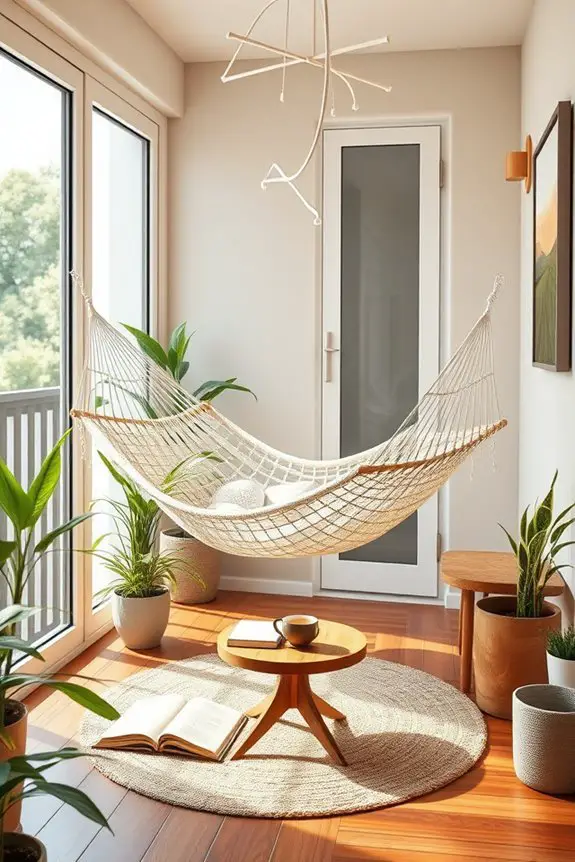 cozy hammock for relaxation