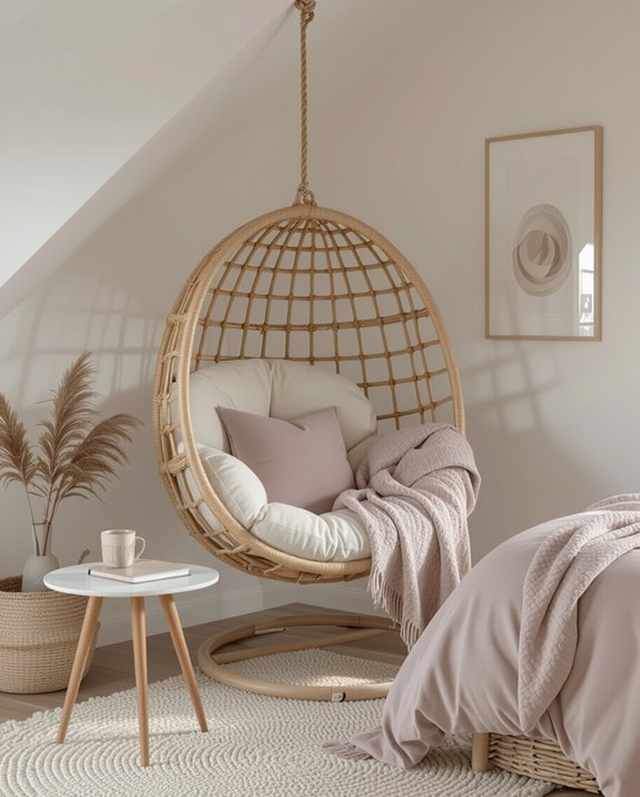 cozy hanging chair retreat