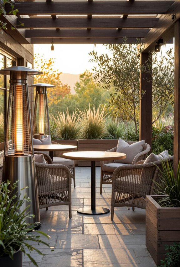 cozy heated outdoor gatherings