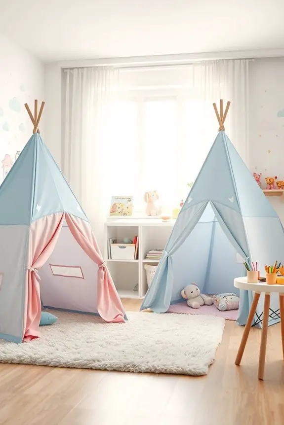 cozy imaginative play tents