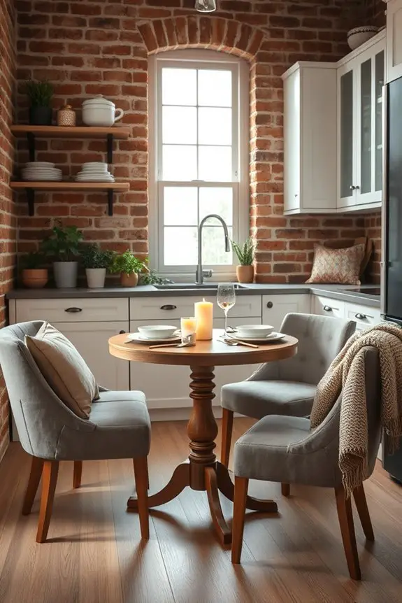 cozy intimate dining nook