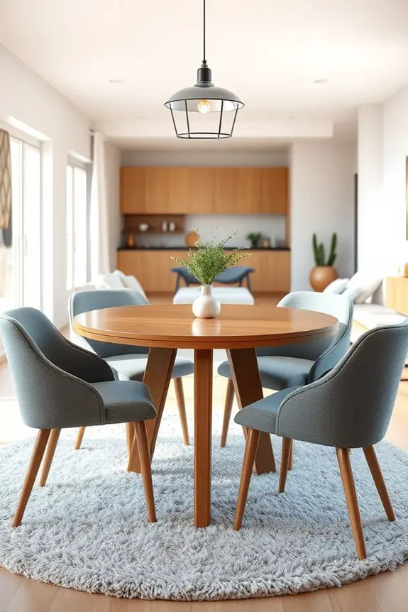 cozy intimate dining setup