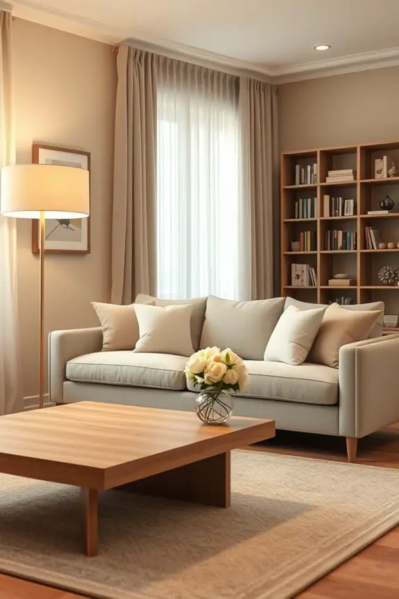 cozy inviting ambient lighting