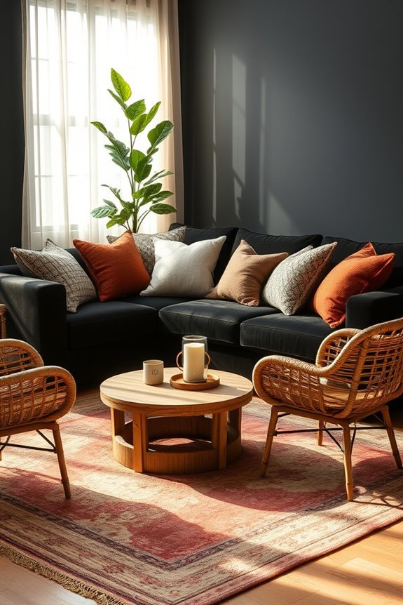 cozy inviting living room