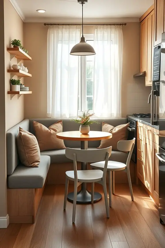 cozy kitchen nook design
