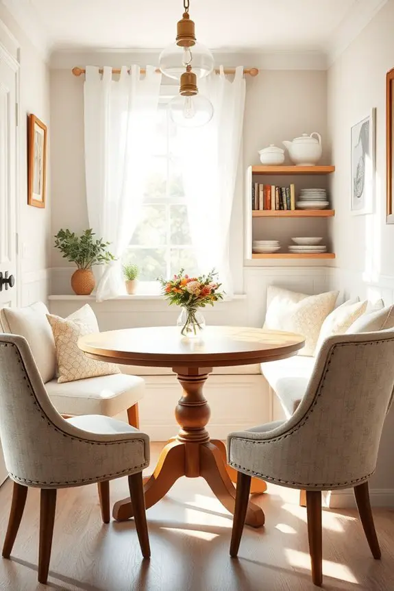 cozy kitchen seating options