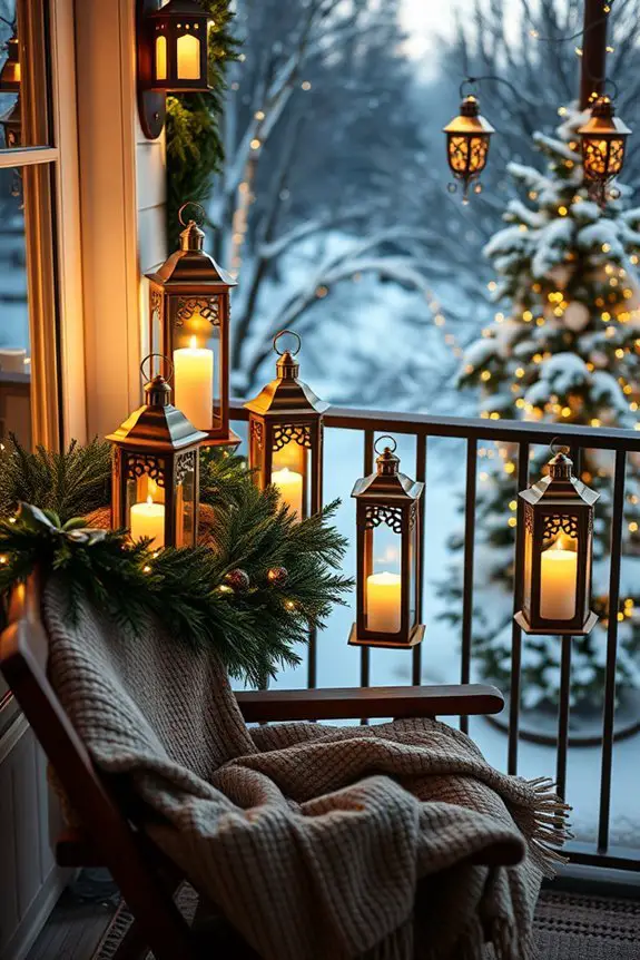 cozy lanterns for ambiance