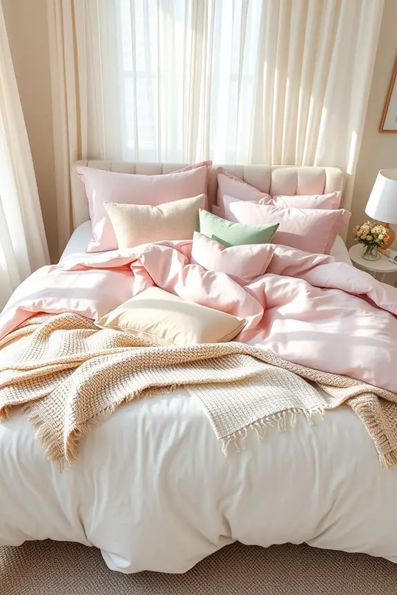 cozy layered bedding styles