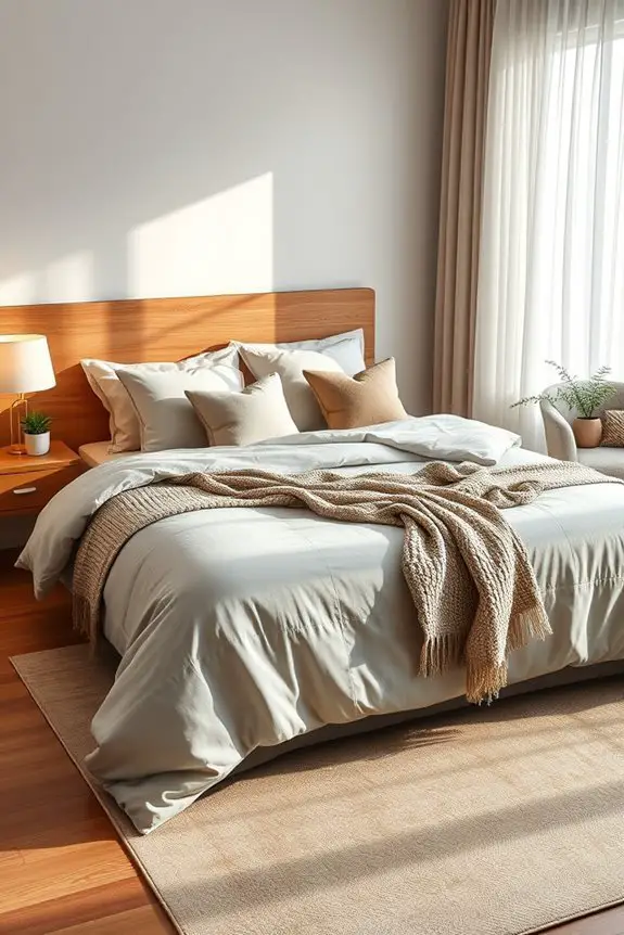 cozy layered bedroom textures