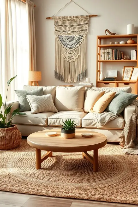 cozy layered boho sanctuary
