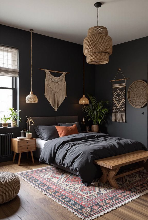 cozy layered moody textures