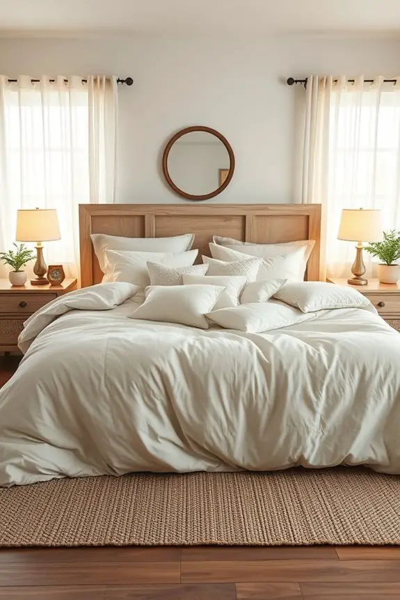 cozy layered soft bedding