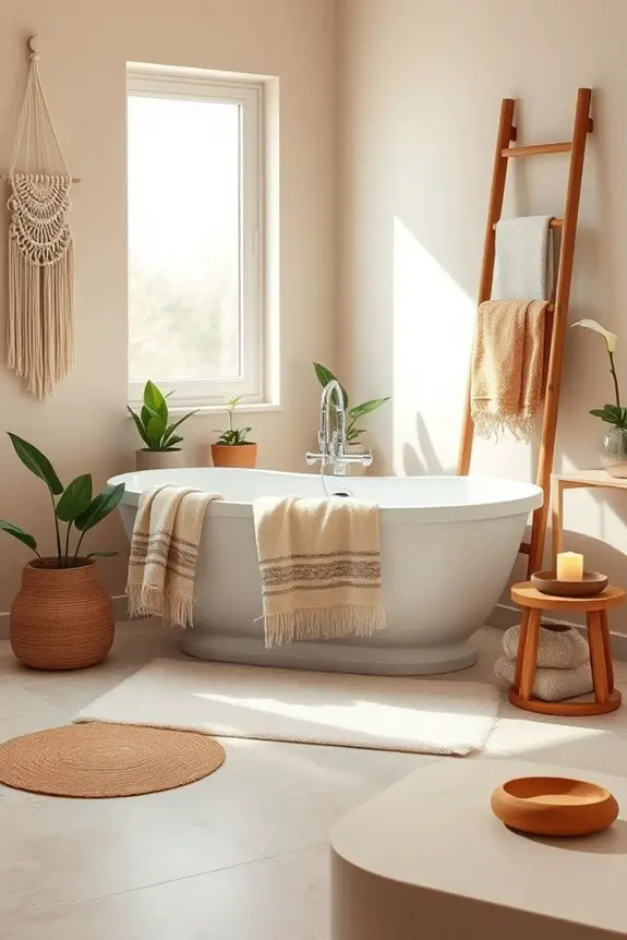 cozy layered textile combinations