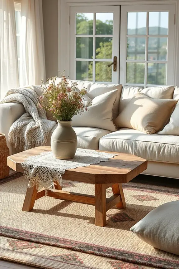 cozy layered textile combinations