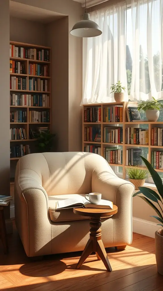 cozy literary cafe experience