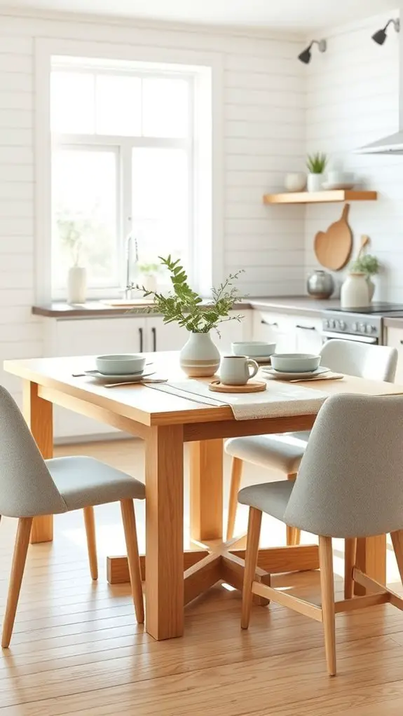 cozy minimalist dining sets