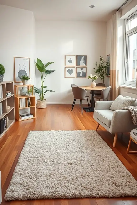cozy multi use living spaces