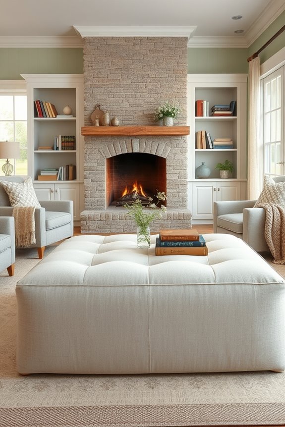 cozy multifunctional ottoman design