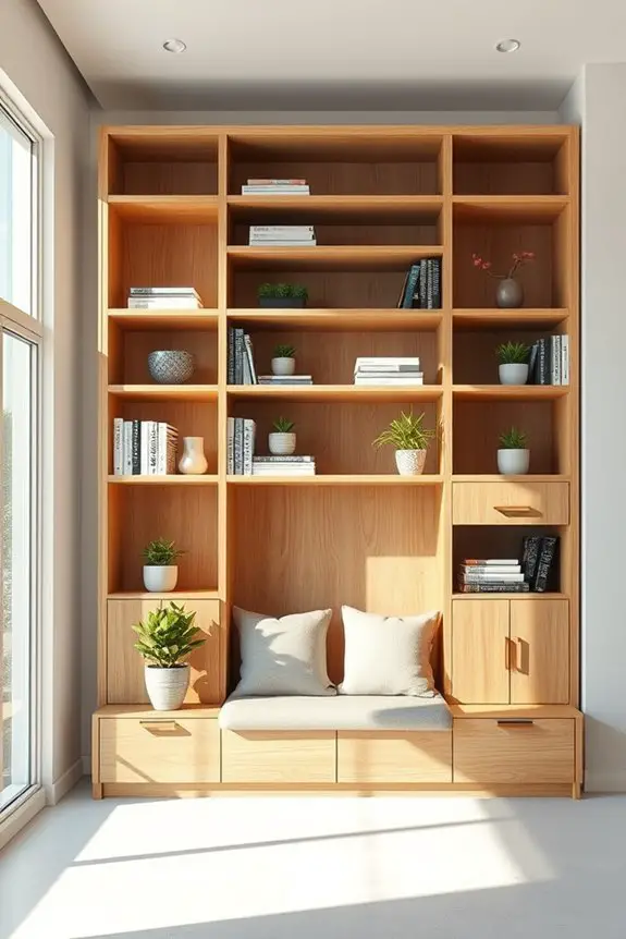cozy multifunctional reading nook