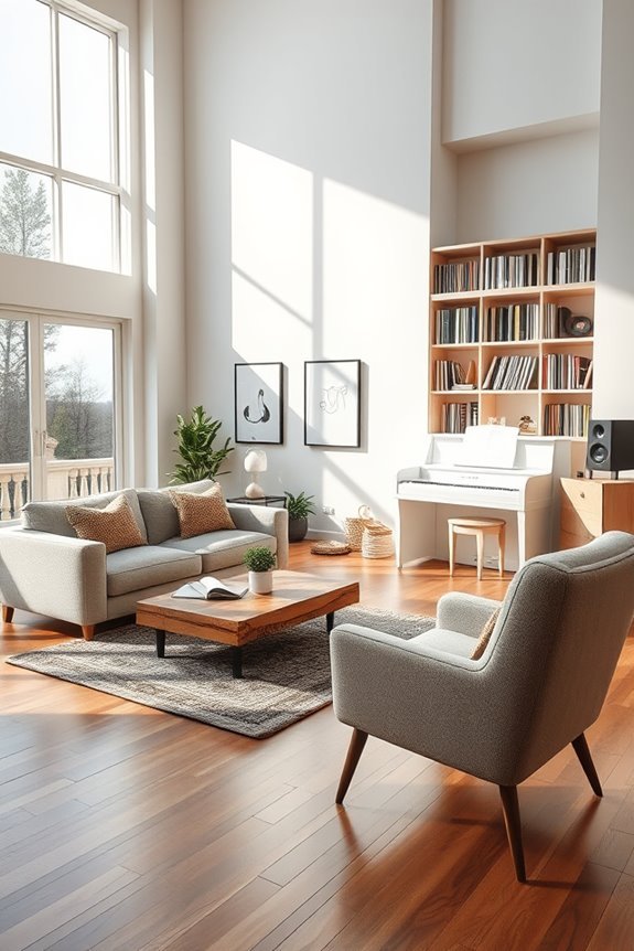 cozy music corner design