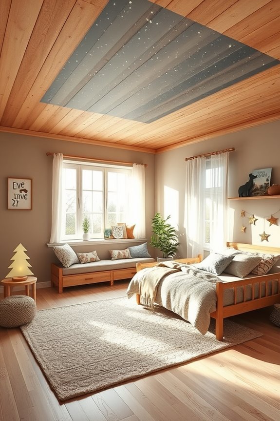 cozy nature inspired bedroom retreat
