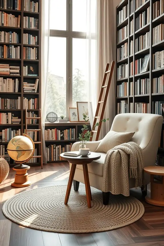 cozy niche book sanctuary