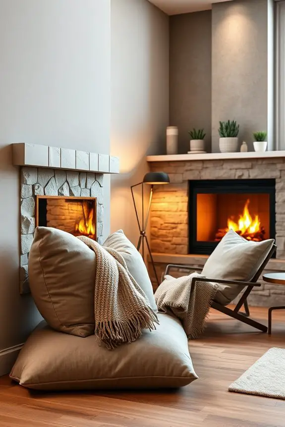 cozy nook with comfortable seating