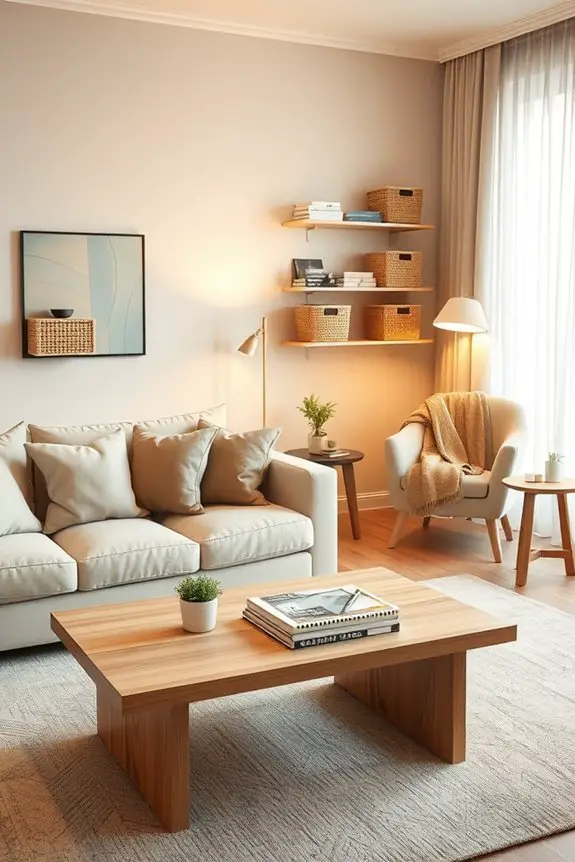cozy organized storage solutions